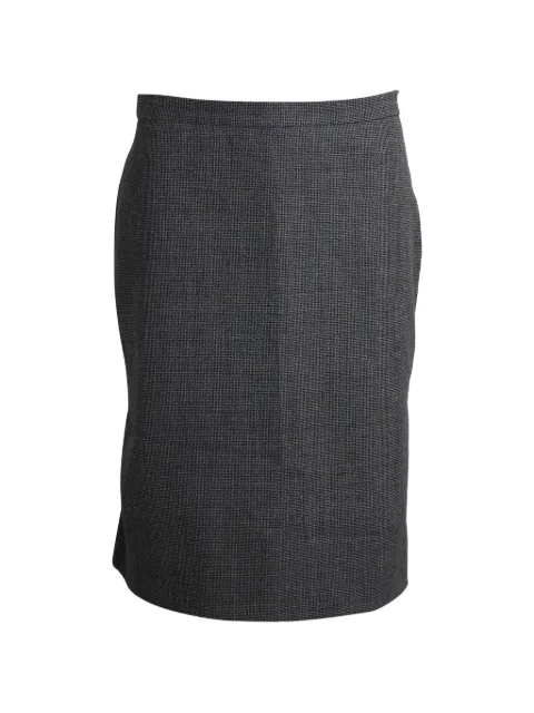 Moschino Cheap & Chic pleated wool skirt Grey NAPPUGBCL268181W