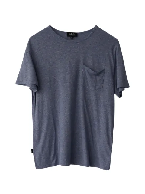 A.P.C. short-sleeve chest-pocket T-shirt Blue MRPPUGBCL252640M