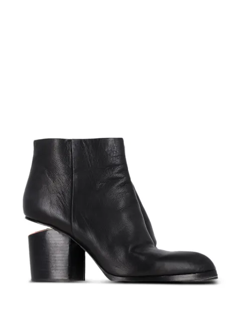 Pre-Owned Alexander Wang Gabi cutout heel ankle boots Black TONPUGBSH424709W
