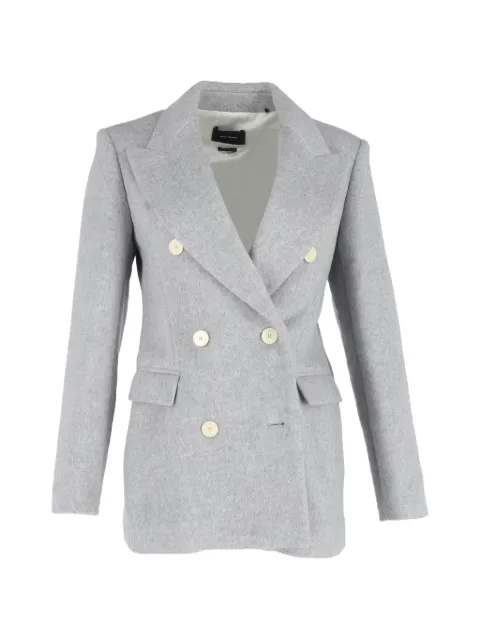 Isabel Marant Vintage Eleyani double-breasted blazer Grey NAPPUGBCL452213W