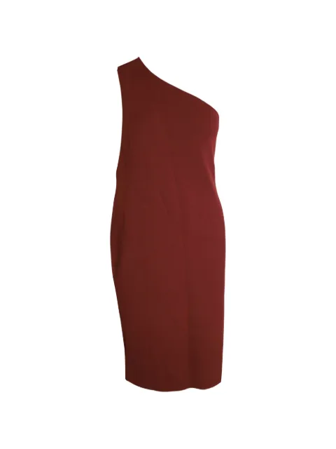 Bottega Veneta Pre-Owned one-shoulder mini dress Red HNPUGBCL302178W
