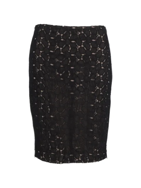 Diane Von Furstenberg Vintage lace midi skirt Black TONPUGBCL291704W