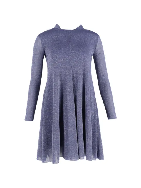 Max Mara long-sleeve mini dress Blue NAPPUGBCL372216W