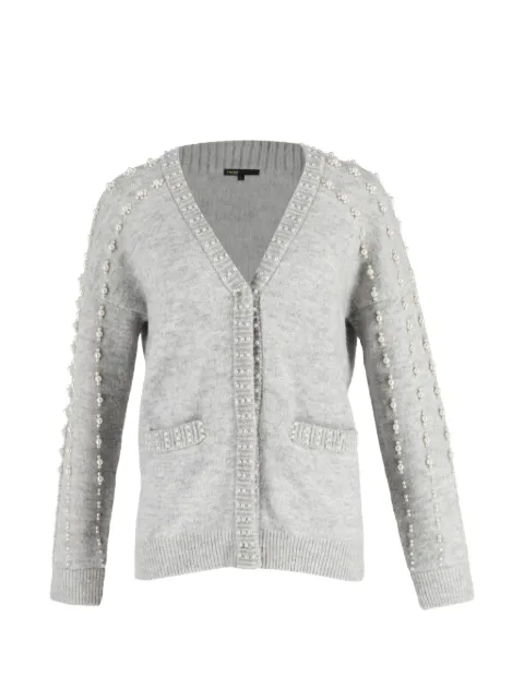 Maje embellished pocket cardigan Grey NAPPUGBCL410316W