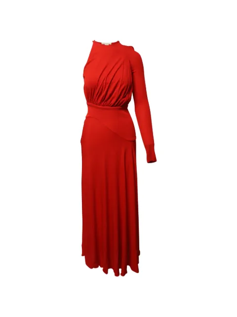 Antonio Berardi Vintage gathered one-shoulder gown dress Red NAPPUGBCL246185W