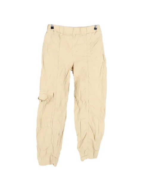 GANNI elasticated cargo pants Neutrals NAPPUGBCL364938W