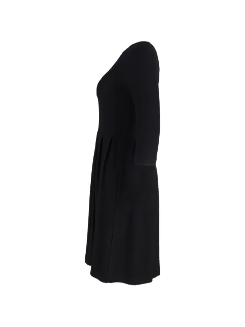 GANNI pleated skirt dress Black TONPUGBCL359259W