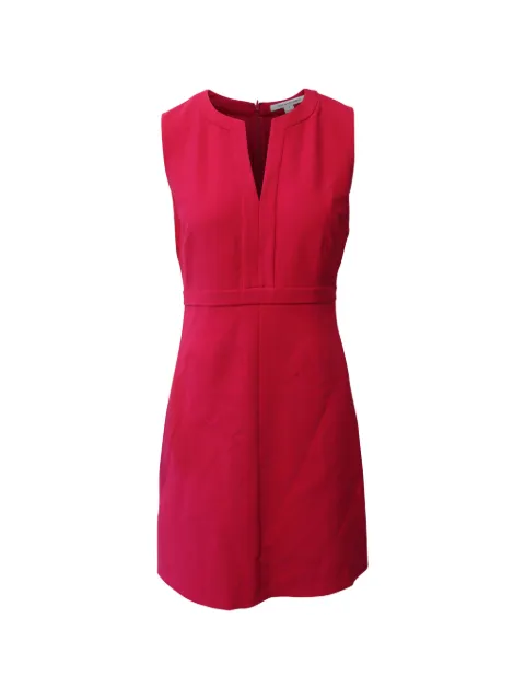 Diane Von Furstenberg Vintage sleeveless V-neck mini dress Red TONPUGBCL160046W