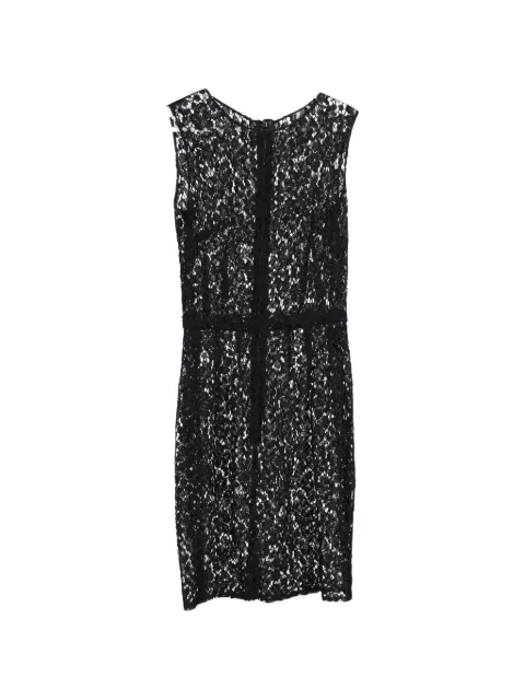 Dolce & Gabbana Pre-Owned Lace sleeveless dress Black NAPPUGBCL345835W
