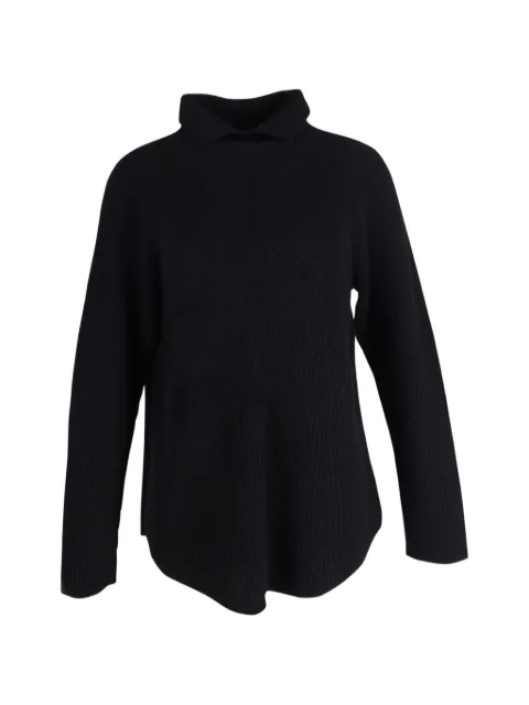Theory high-collar ribbed sweater Black TONPUGBCL264027W