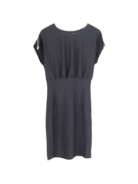 Moschino Pre-Owned metallic glitter mini dress Grey TONPUGBCL268024W