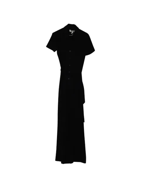 Diane Von Furstenberg Vintage Daisy buttoned jumpsuit Black NAPPUGBCL096268W