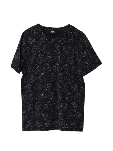 A.P.C. polka dot crewneck t-shirt Black MRPPUGBCL252634M