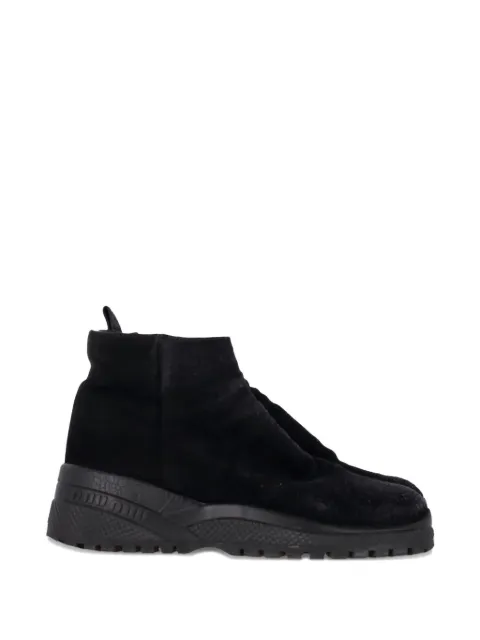 Miu Miu Pre-Owned zipped suede ankle boots Black TONPUGBSH444356W