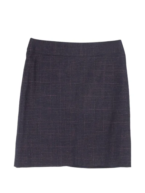 Chloé Vintage plaid mini skirt Blue TONPUGBCL453605W