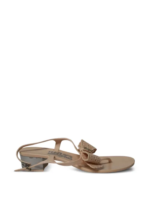 Ferragamo Pre-Owned Perala bow-detail sandals Neutrals NAPPUGBSH127584W