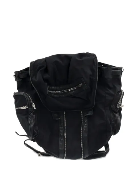 Pre-Owned Alexander Wang mini flap backpack Black NAPPUGBBA457679W