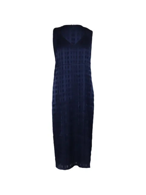 Diane Von Furstenberg Vintage V-neck midi dress Blue NAPPUGBCL102253W