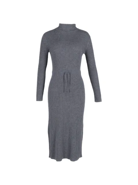 A.P.C. Alma roll-neck knitted midi dress Grey TONPUGBCL424717W
