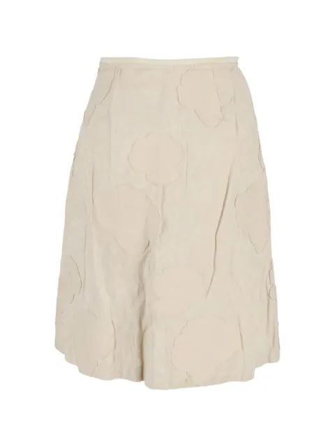 Piazza Sempione patchwork a-line midi skirt Neutrals NAPPUGBCL462839W