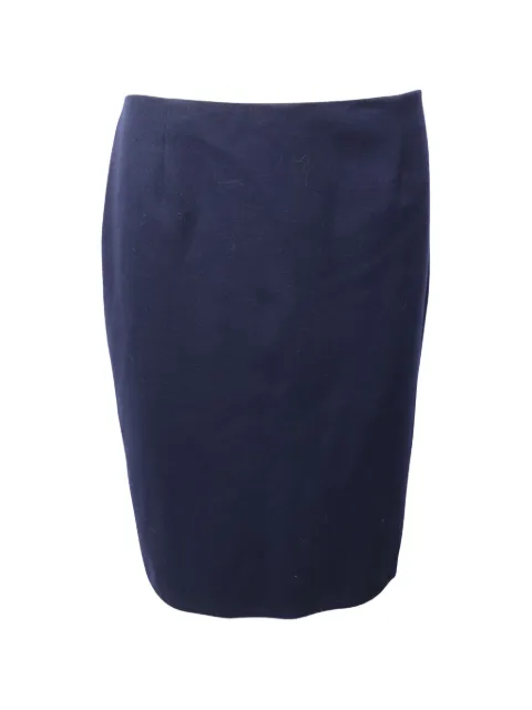 Carolina Herrera Vintage pencil midi skirt Blue TONPUGBCL143308W