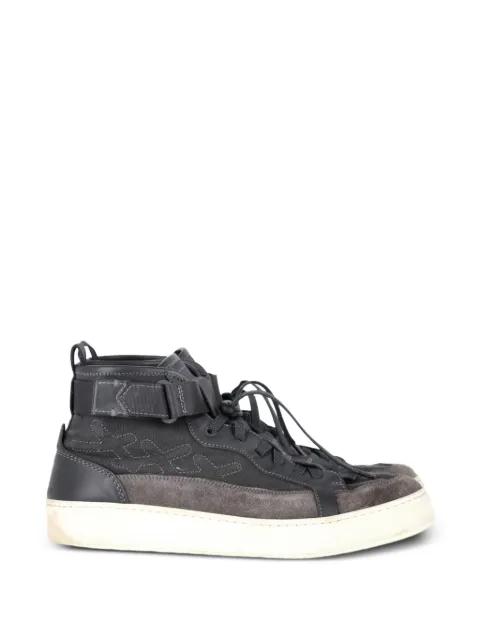 Ermenegildo Zegna Vintage strap high-top sneakers Grey MRPPUGBSH445761M