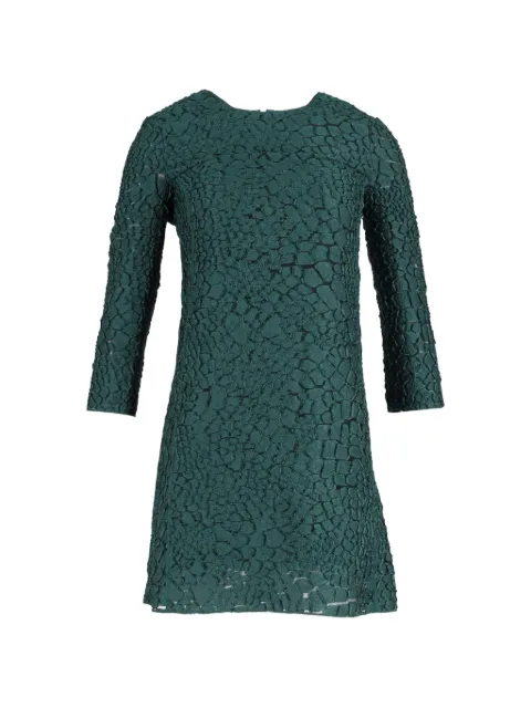 Nina Ricci Pre-Owned long-sleeve mini dress Green NAPPUGBCL292732W