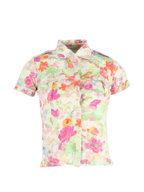 Etro Vintage short-sleeve floral shirt Neutrals NAPPUGBCL396538W