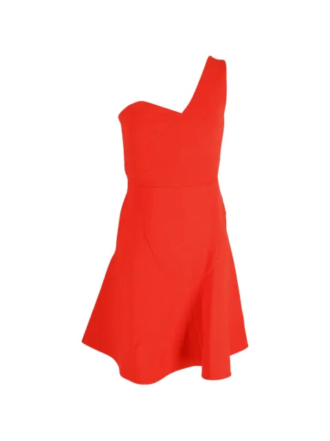 Rm By Roland Mouret one-strap ruffled mini dress Orange NAPPUGBCL246739W