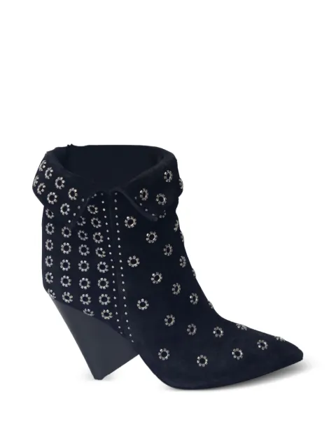 Isabel Marant Vintage Lakky eyelet boots Black NAPPUGBSH207279W