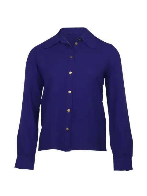 Chloé Vintage button-up blouse Blue TONPUGBCL124989W