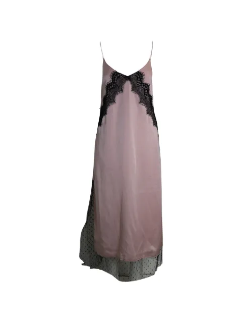 Red Valentino Vintage lace-trimmed midi dress Pink NAPPUGBCL301063W