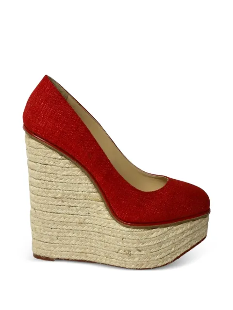 Charlotte Olympia Carmen platform espadrilles Red TONPUGBSH195397W