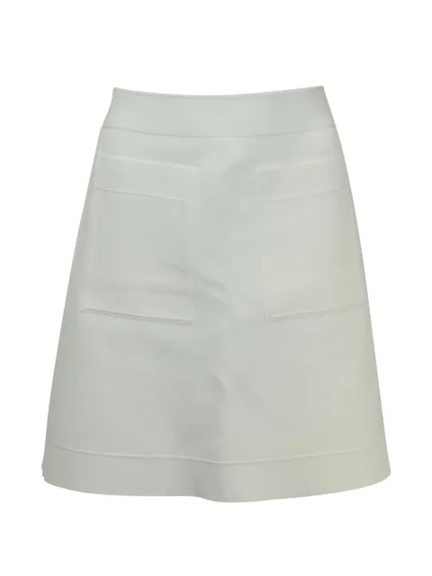 SANDRO Elanna Ponte patch-pocket mini skirt White HNPUGBCL149296W