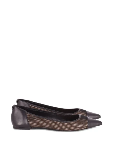 Michael Kors Vintage pointed-toe ballet flats Black TONPUGBSH167650W