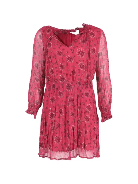 Ba&Sh printed long-sleeve mini dress Red TONPUGBCL155890W
