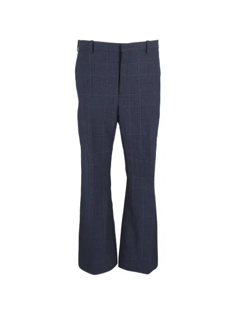 Balenciaga Pre-Owned checked trousers Blue MRPPUGBCL341357M