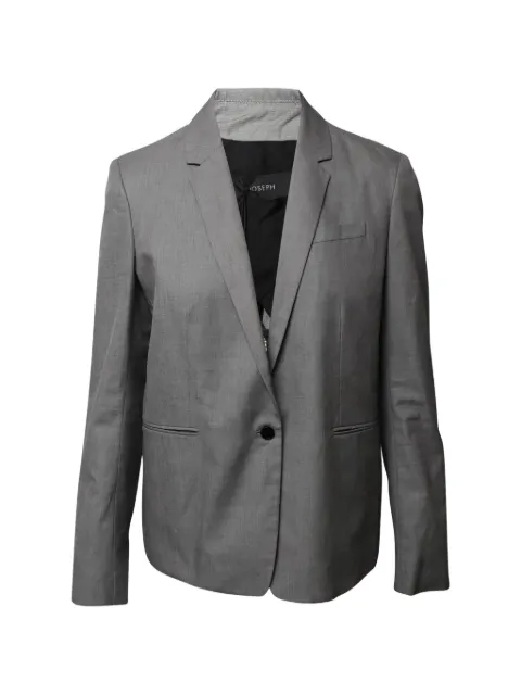 JOSEPH single-button blazer Grey NAPPUGBCL116010M