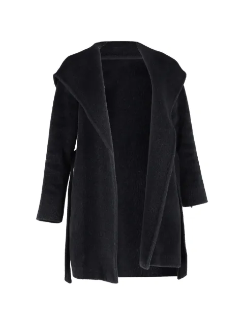 Max Mara hooded belt coat Black NAPPUGBCL426852W
