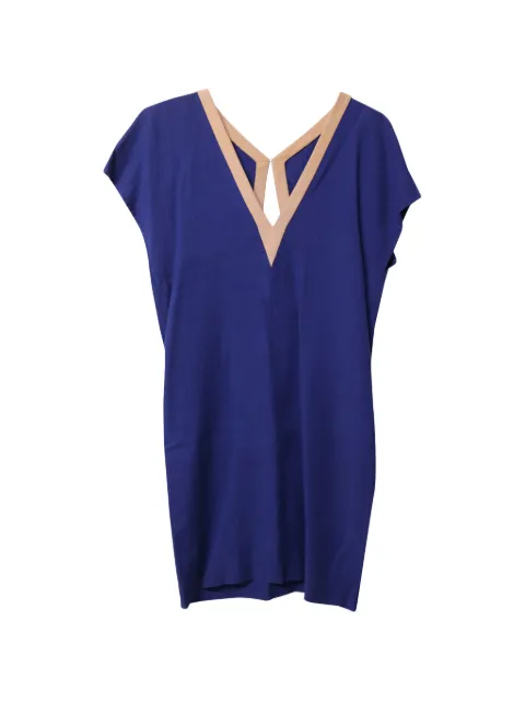 Balenciaga Pre-Owned cut-out mini dress Blue TONPUGBCL141104W