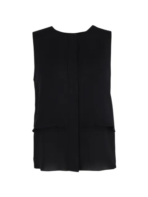 Theory layered sleeveless top Black NAPPUGBCL369315W