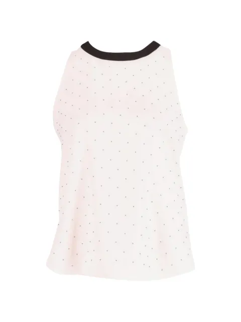 Balenciaga Pre-Owned crew-neck sleeveless blouse Neutrals NAPPUGBCL158112W