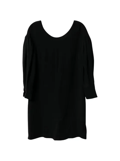 Simone Rocha boat-neck mini dress Black HNDOGBCL071608W