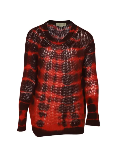 Stella McCartney Pre-Owned V-neck sweater Red HNDOGBCL094045W