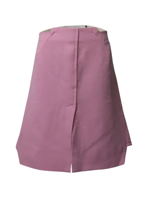 Rm By Roland Mouret Hagen wool skirt Pink NAPPUGBCL191437W