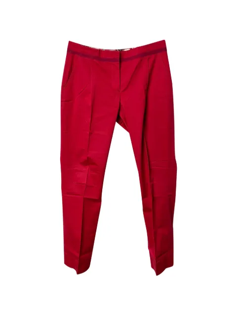 Ferragamo Pre-Owned straight-leg trousers Red NAPPUGBCL091445W