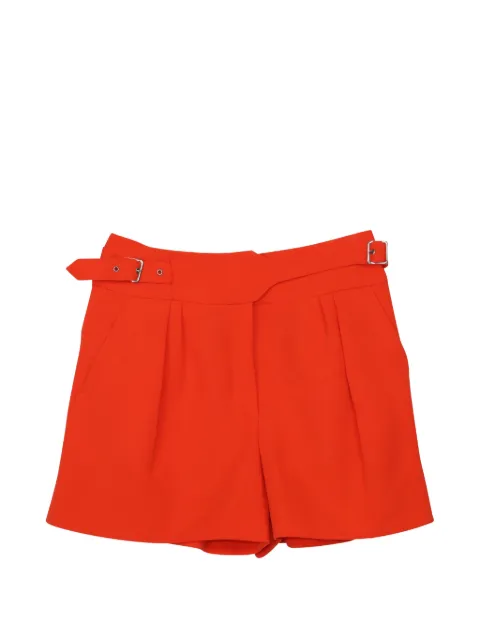 Nina Ricci Pre-Owned buckle-detail mini shorts Orange NAPPUGBCL094816W