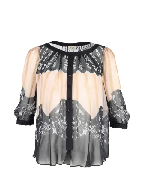Temperley London button-up blouse Neutrals NAPPUGBCL361549W
