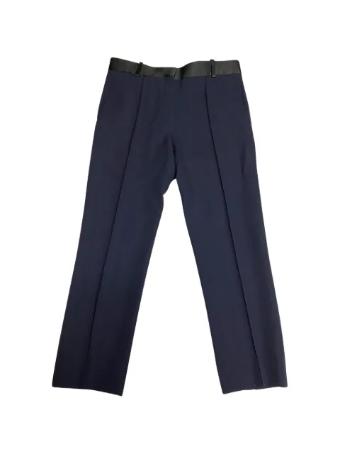 Celine Pre-Owned belt-loops trousers Blue NAPPUGBCL090481W