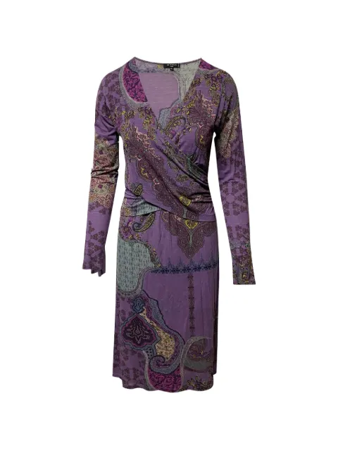 Etro Vintage paisley-print midi dress Purple NAPPUGBCL091462W